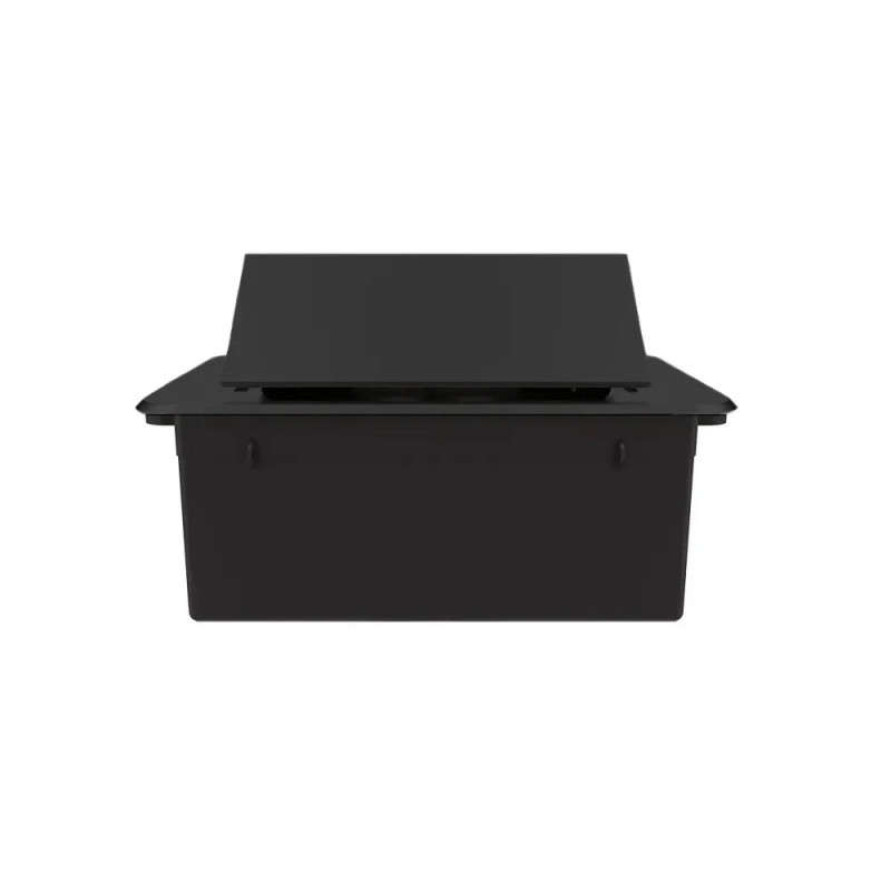 Розетковий люк LIVOLO чорний, вбудований у стільницю, меблевий пустий корпус без розеток для наповне