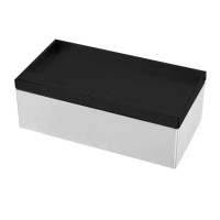 Розетковий люк підлоговий LIVOLO чорний, вбудований невидимий прихованого монтажу, пустий корпус на 