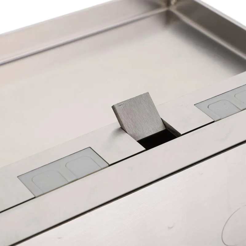 Розеточный напольный люк LIVOLO черный, встроенный невидимый скрытого монтажа, пустой корпус на