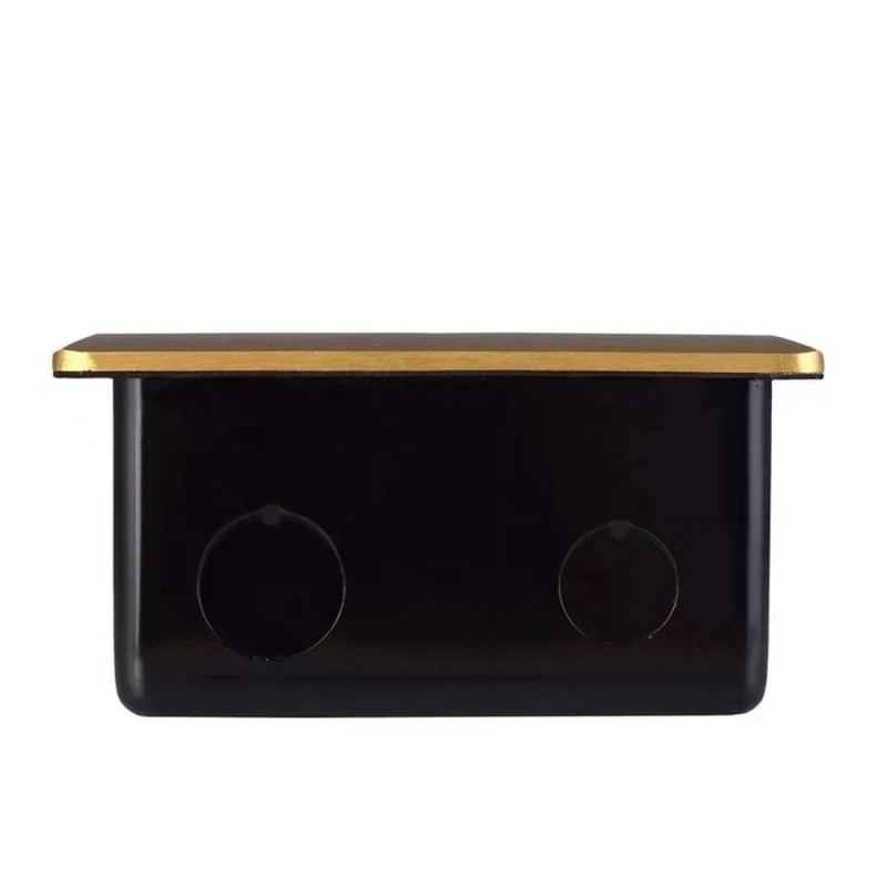 Розеточный люк напольный LIVOLO золотой, встроенный в пол, пустой корпус без розеток для наполнения.