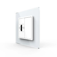 Розетка HDMI Livolo белое стекло (VL-C7FCHD-1WP)