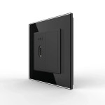 Розетка HDMI Livolo чорний скло (VL-C7FCHD-1BP)