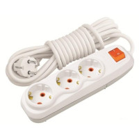 Подовжувач NILSON 3х1,5 3p 5м з заземленням та вимикачем (43131105)