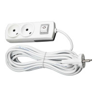 Удлинитель Violux 2р 5м 2х1 без заземления с выключателем ( 920471 )