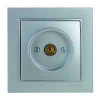 Розетка Nilson Thor срібло комп'ютерна без модуля ( 27131028)