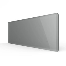 Рамка 3-постова порожня для трьох Х-сенсорних вимикачів (Х-Х-Х) LIVOLO, загартоване скло, сіра матов