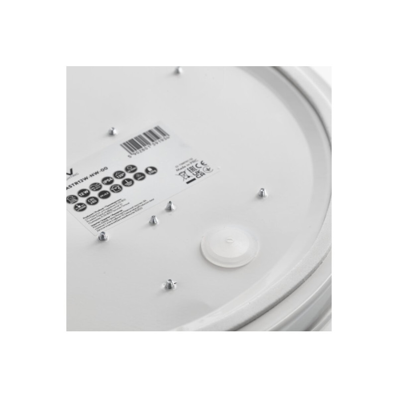 Cвітильник світлодіодний ASTRA Ø255mm 4000K 12W 960lm AC180-250V 50/60Hz IP54 GTV LD-ASTR12W-NW-00