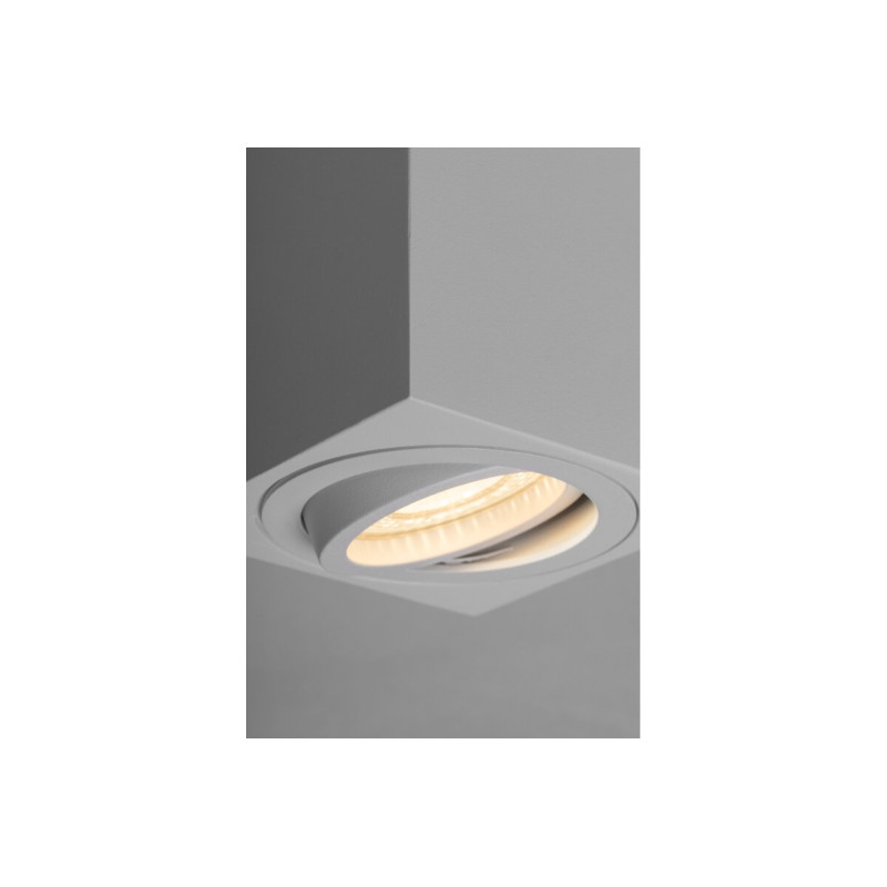 Потолочный светильник спот AVEIRO BIS IP20 квадратный белый GTV OS-AVB8090KW1-10