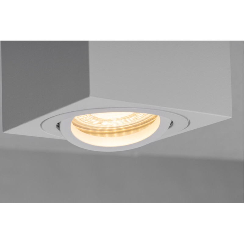 Потолочный светильник спот AVEIRO BIS IP20 квадратный белый GTV OS-AVB8090KW1-10