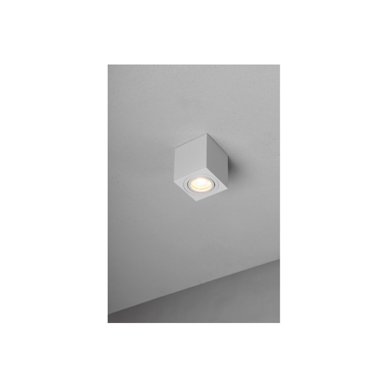 Потолочный светильник спот AVEIRO BIS IP20 квадратный белый GTV OS-AVB8090KW1-10