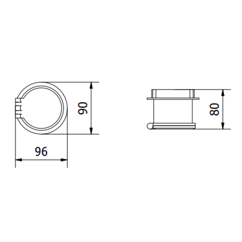 Удлинитель врезной в стол GTV COMFORT 3xSCHUKO алюминий 1.5 м AE-BPW1SACP-20