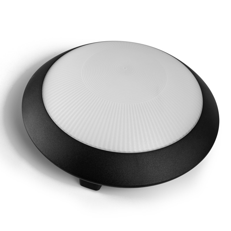 Світильник стельовий IP65 під лампу E27 VIDEX VL-BHR-E2726SB з датчиком руху