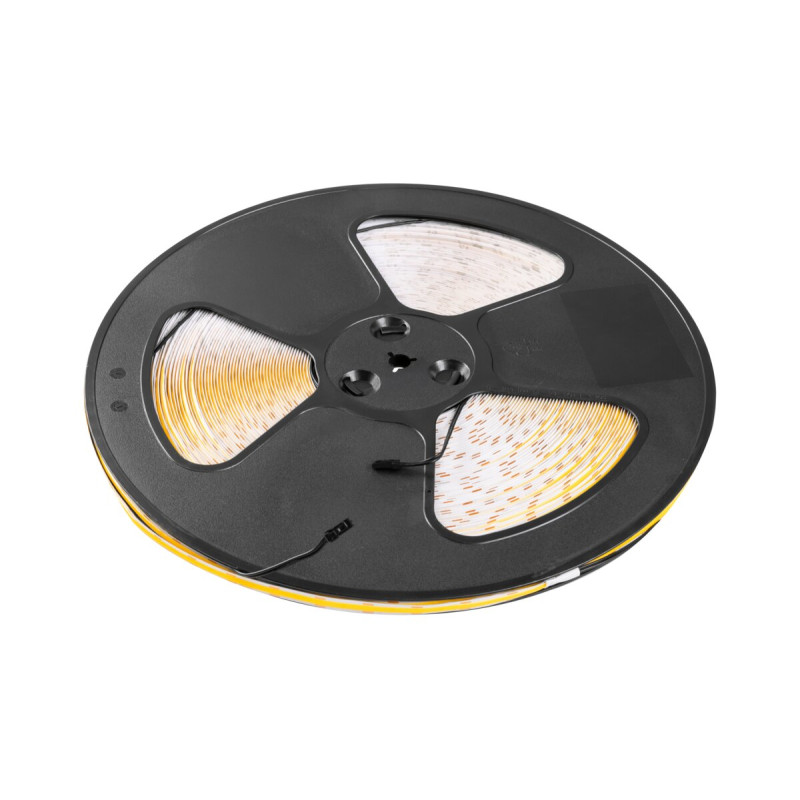 Стрічка світлодіодна COB 12V 480LED/m 8mm 10W/m нейтральний білий 2x1m кабель mini amp GTV (5м) LD-COB12V-20-NEPQ