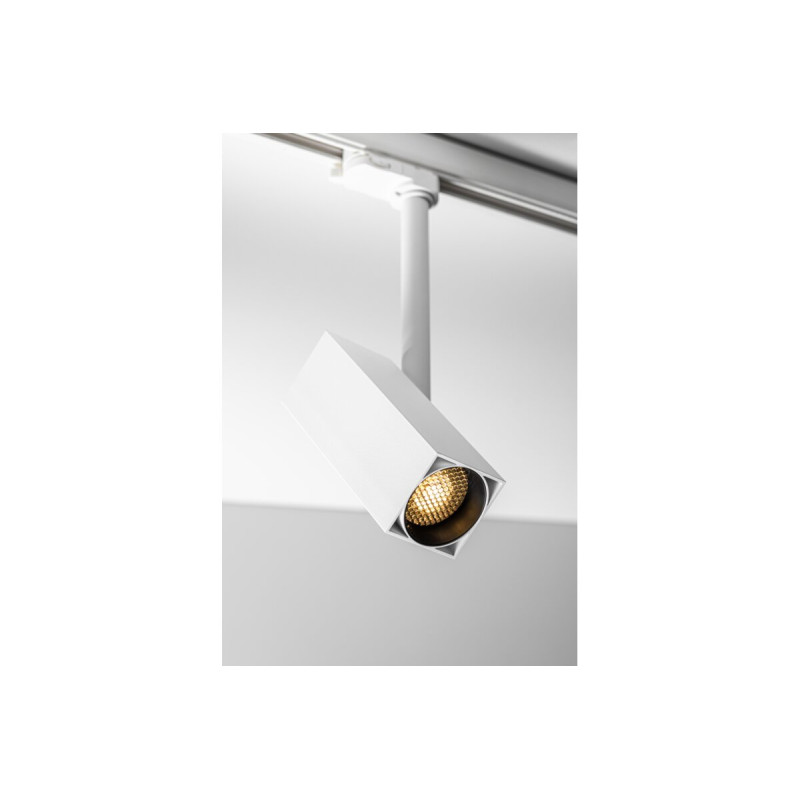 Світильник трековий GROSSO GU10 макс 20 Вт AC220-240В 50-60 Гц IP20 IK08 квадратний білий GTV XLD-GRSGU10KB-NB