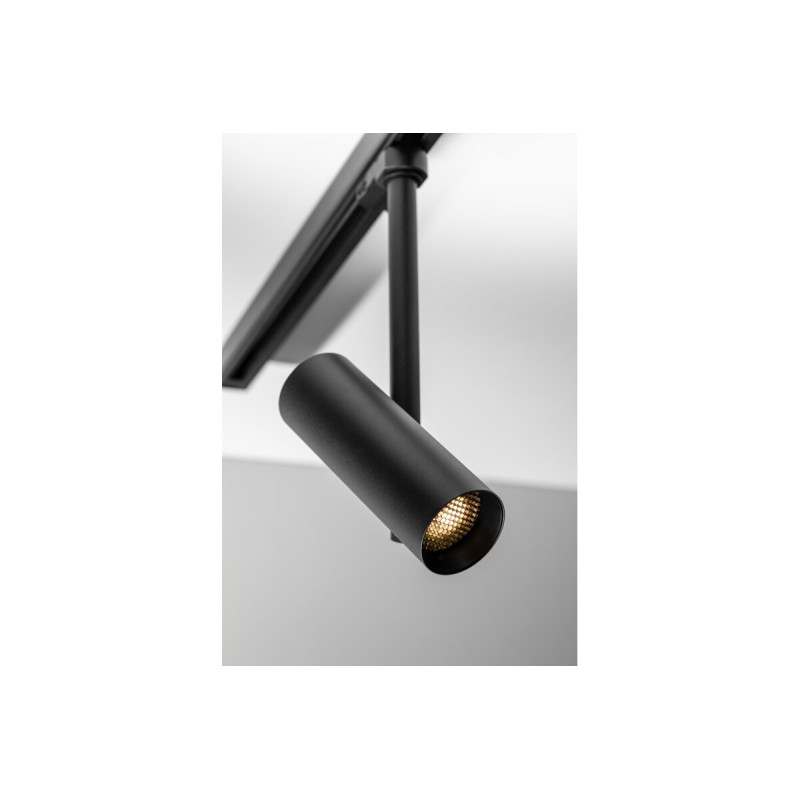 Трековый светильник 1-фазовый GROSSO GU10 IP20 круглый черный GTV XLT-GRSGU10OC-NB