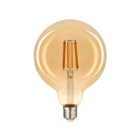 Лампа светодиодная FILAMENT G95 10W E27 2200K (бронза) Violux 834012