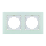 Рамка Nilson Alegra стекло белое 2-я ( 25WH0092 )