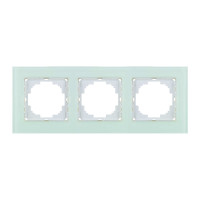 Рамка Nilson Alegra стекло белое 3-я ( 25WH0093 )