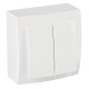 Выключатель Nilson Themis белый 2кл (26111003)