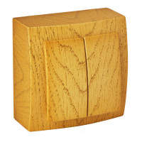 Выключатель Nilson Themis дуб 2кл (26251003)