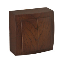 Выключатель Nilson Themis орех 2кл ( 26271003 )