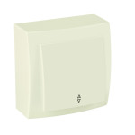 Выключатель Nilson Themis кремовый 1кл проходной ( 26121007 )