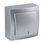 Выключатель Nilson Themis серебро 1кл проходной ( 26131007 )