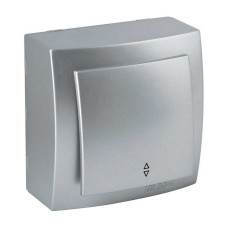 Выключатель Nilson Themis серебро 1кл проходной ( 26131007 )