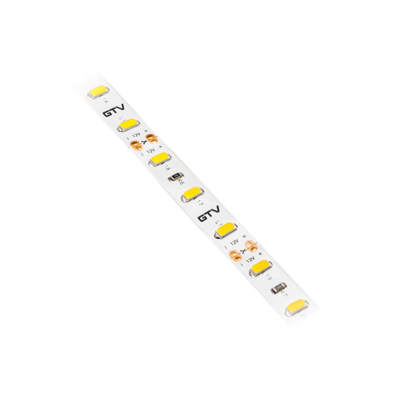 Світлодіодна стрічка Flash 5630 300 LED теплий білий 80W IP20 10mm катушка 5m GTV LD-5630-300-20-CB