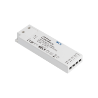 Блок питания светодиодный SLIM EASY CLICK 12В 15Вт input 220-240В AC IP20 размеры 129x42x16 мм GTV LD-ZAS15WEC-30