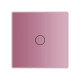 Рамка 1-постовая для 1-сенсорного выключателя LIVOLO, закаленное стекло, розовая, 80×80 мм (C7-C1-17)