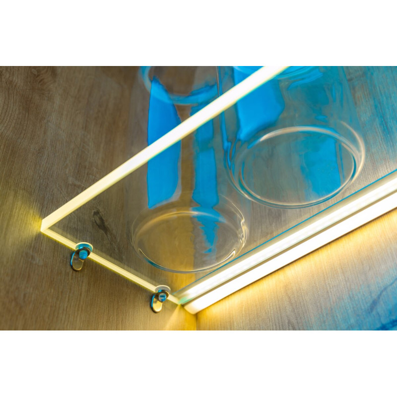 Алюмінієвий профіль GLAX MINI для полиць 2m GTV PA-GLAXMPK-AL (без розсіювача)