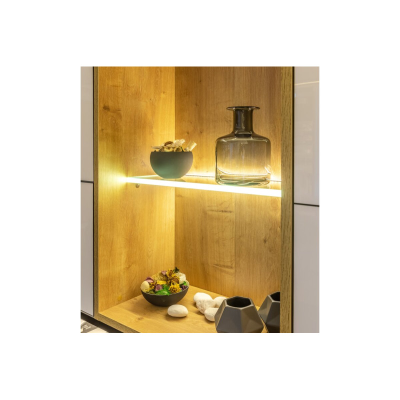 Алюмінієвий профіль GLAX MINI для полиць 2m GTV PA-GLAXMPK-AL (без розсіювача)