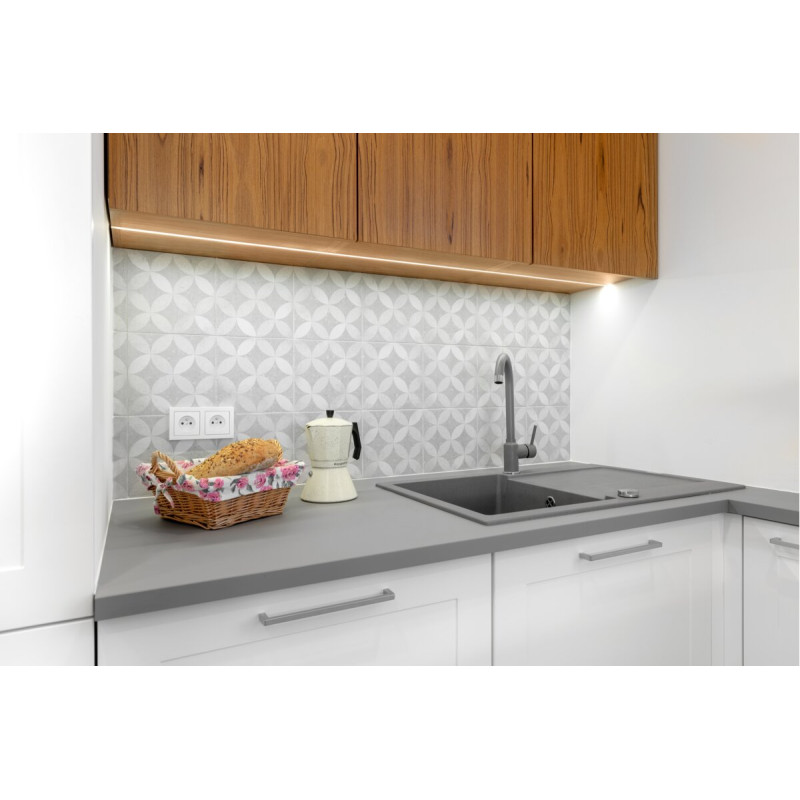 Алюминиевый профиль GLAX MINI накладной 2m GTV PA-GLAXMNK-AL (без рассеивателя)