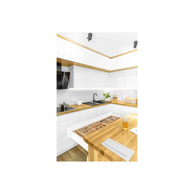 Алюмінієвий профіль GLAX MINI накладний 2m білий GTV PA-GLAXMNK-AL-10 (без розсіювача)