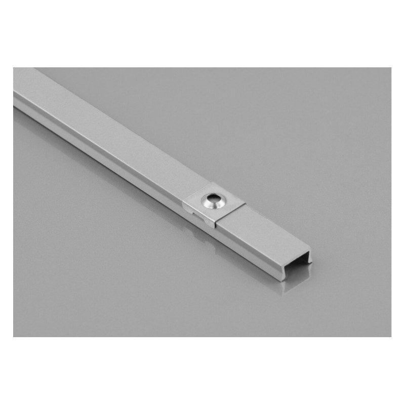 Алюминиевый профиль GLAX MINI накладной 3m черный матовый GTV PA-GLAXMNK3M-AL-20M (без рассеивателя)