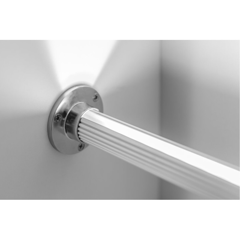 Алюминиевый профиль GLAX круглый fi-25mm 2m GTV (PA-GLAXDR-AL)