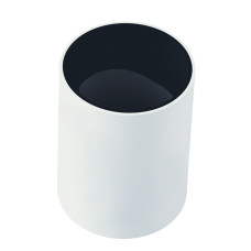 Точечный светильник LEBRON L-DL-R-WhBl, MR16, накладной, белый с черным, пластик 12-06-12