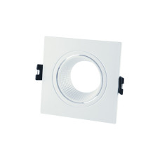 Точечный светильник LEBRON L-DL-S-Wh, MR16, встроенный поворотный, белый, пластик 12-05-28