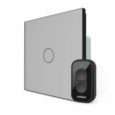 Радиоуправляемый (дистанционный) сенсорный выключатель LIVOLO с пультом и таймером, для роллет, электрокарны