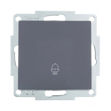 Кнопка звонка графит 742-3488-103 серия Vesna