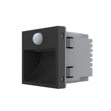 Прохідний механізм автоматичний світильник для сходів підлоги датчик руху темряви, чорний, 2700K, 22