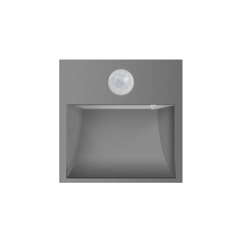 Прохідний механізм автоматичний світильник для сходів підлоги датчик руху темряви, сірий, 2700K, 220