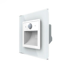 Прохідний світильник для сходів з датчиком руху, підсвітка підлоги LIVOLO білий матове скло