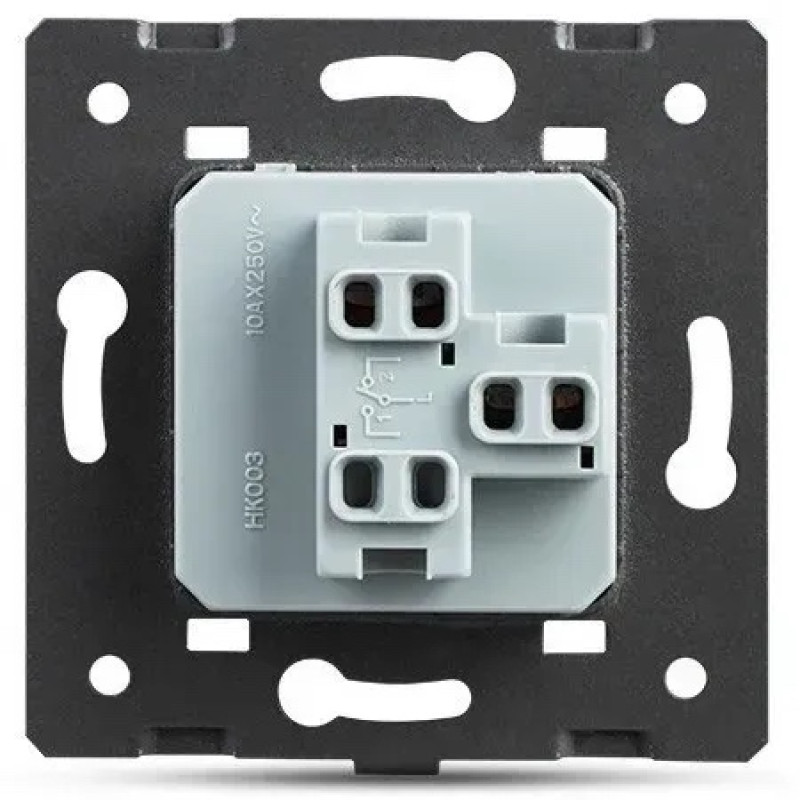 Проходной выключатель LIVOLO, розовый, модуль без рамки (C7-K1S-17)