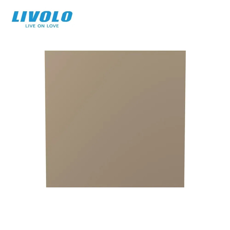 Прохідний вимикач LIVOLO, золотий, модуль без рамки (VL-FCMKS-2AP)