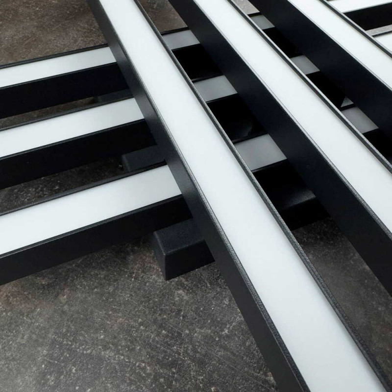 Світлодіодний Smart світильник HIWAY+пульт квадрат 110W 3000-5000K IP20 чорний ( 220805 )