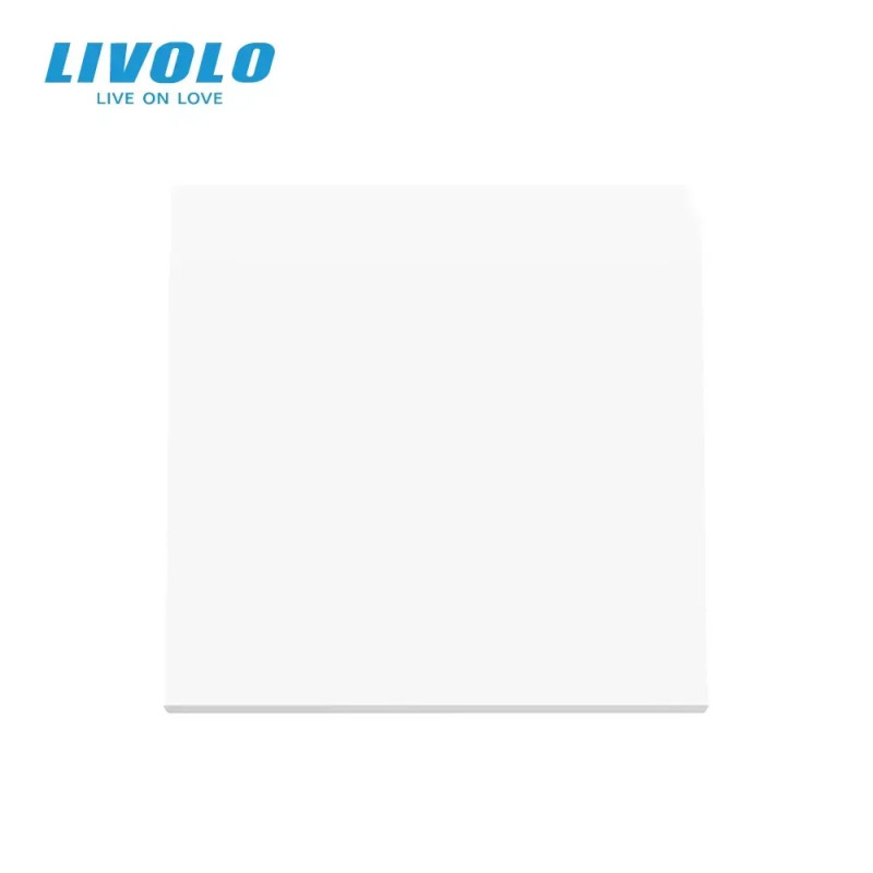 Перекрестный (крестовый) выключатель LIVOLO, белый, модуль без рамки (VL-FCMM10A-2WP)