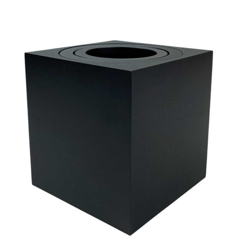 Светильник точечный накладной спот MANHATTAN-S 35W GU10 IP20 квадратный черный Violux ( 341102 )