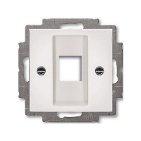 Центр. плата Basic55 белая 1-на ТФ/К с суппорт.(2561-94-507) 2CKA001753A0213